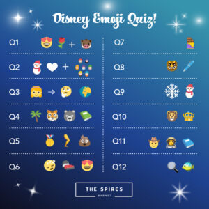 Disney Movie Emoji Quiz - The Spires Shopping Centre Barnet